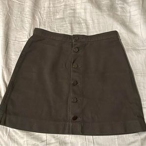 American Apparel Button-Up Skirt
